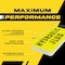 Fuel Stickers Hydraulic Fluid Sticker, Hydraulic Oil Label: Drum, Tanks, Container, Hvy-Dty, 2''x1'', 4PK Z-2X1HF-4PK - alternate 2